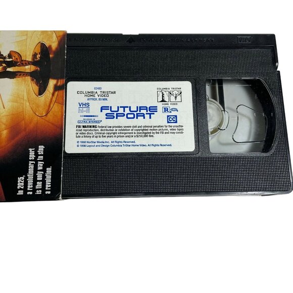 Future Sport Action Sci Fi Movie VHS Tape u 1998 Wesley Snipes Vanessa Williams - Picture 3 of 3